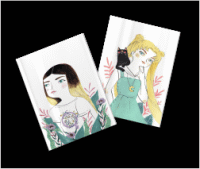PACK 2 CUADERNOS MARIA HESSE (SAKURA Y FEMINISTA)