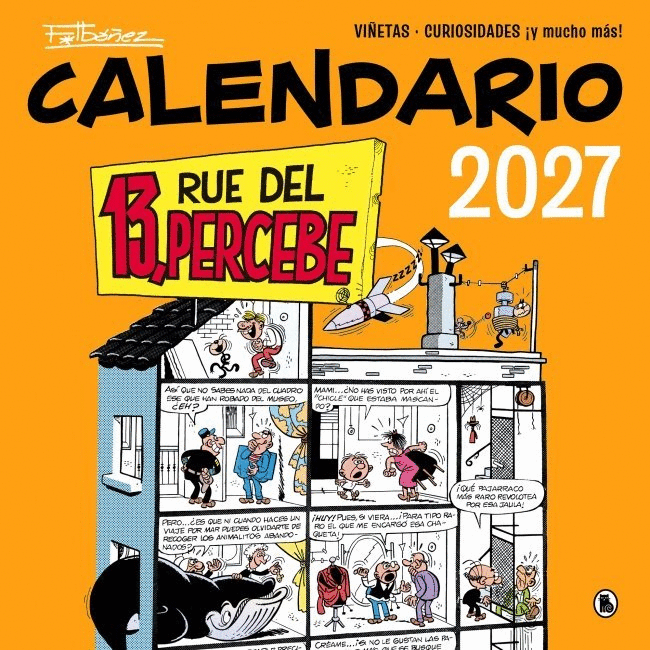 CALENDARIO 2027 - 13, RUE DEL PERCEBE