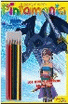 BLUE DRAGON. PINTAMANIA LAPICES DE COLORES