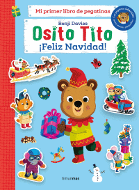 OSITO TITO. MI PRIMER LIBRO DE PEGATINAS. IFELIZ NAVIDAD! (INFANTIL)