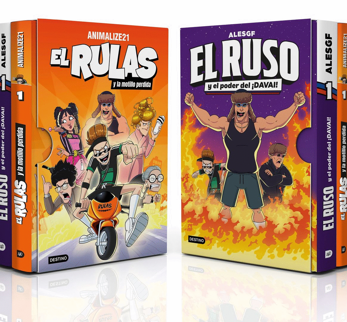 ESTUCHE EL RULAS 1 + EL RUSO 1 (DESTINO INFANTIL & JUVENIL)
