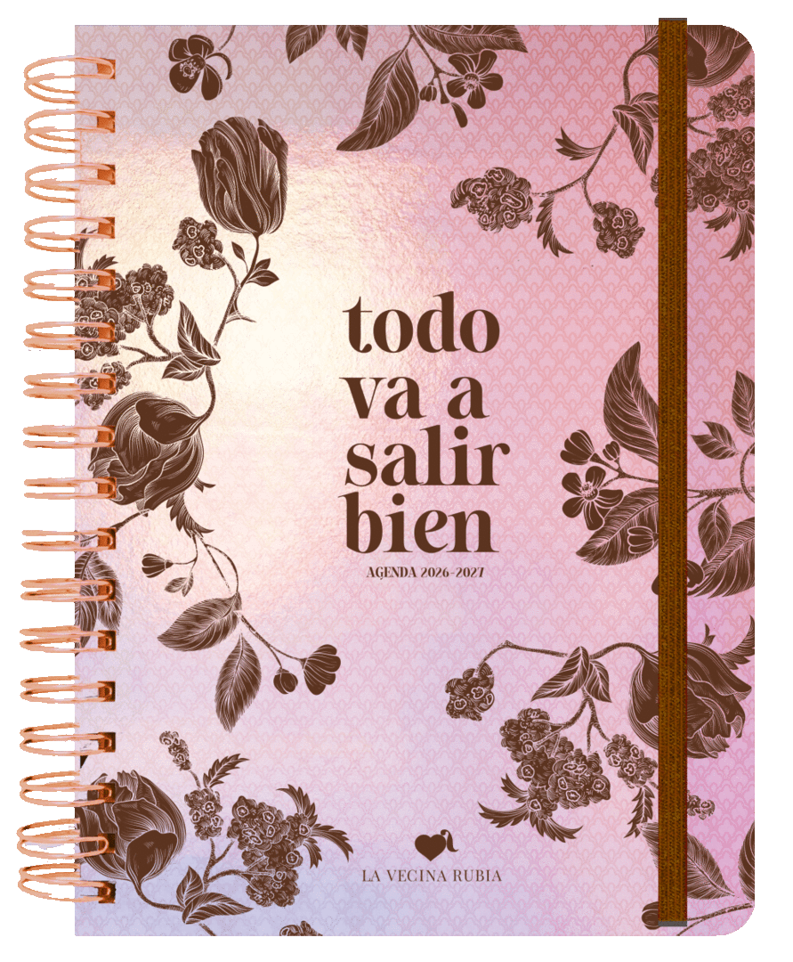 AGENDA TODO VA A SALIR BIEN ESCOLAR SEMANAL 26-27 VECINA RUBIA