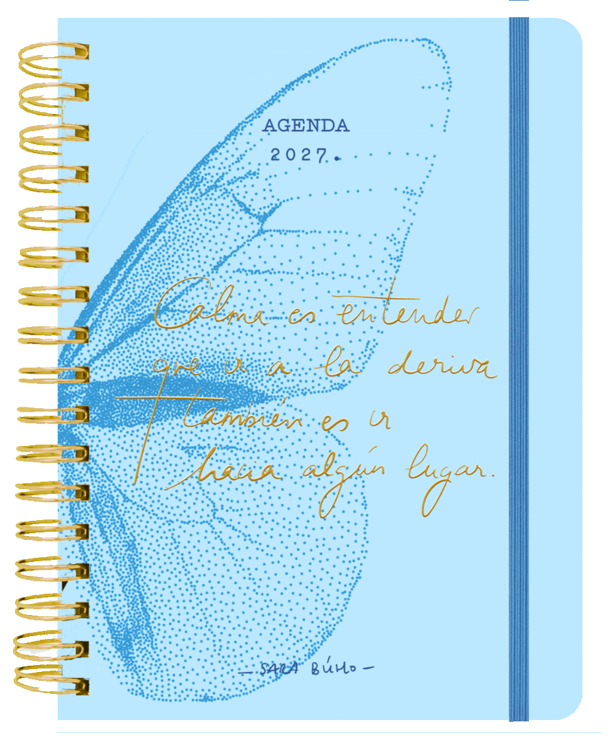 AGENDA ANUAL DIARIA 2027 - SARA BÚHO