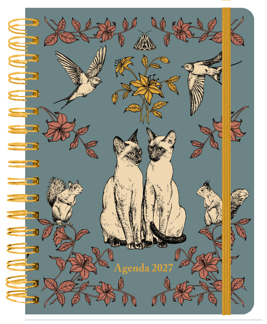 AGENDA ANUAL SEMANAL 2027 - LAURA AGUSTÍ "GATOS"