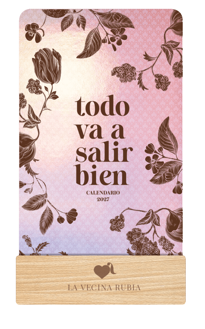 CALENDARIO MESA DE TARJETAS 2027 - LA VECINA RUBIA