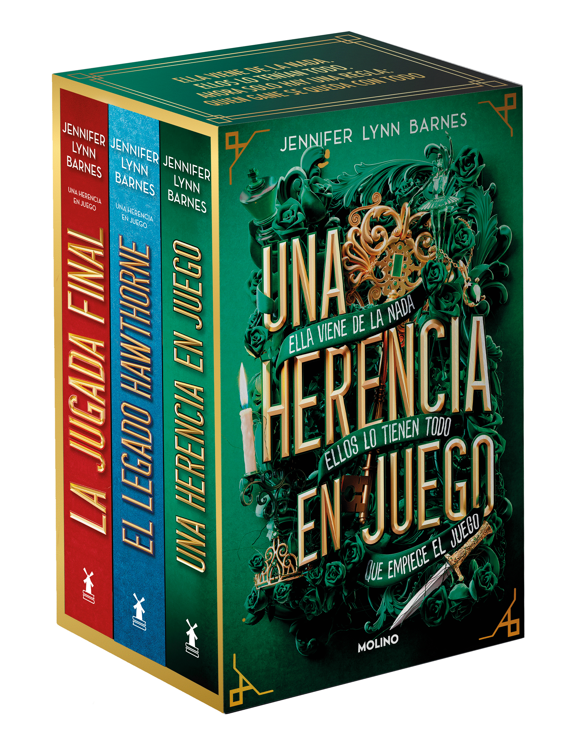 HERENCIA EN JUEGO (ESTUCHE CON: UNA HERENCIA EN JUEGO | EL LEGADO HAWTHORNE, UNA