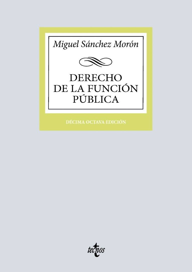 DERECHO DE LA FUNCIÓN PÚBLICA