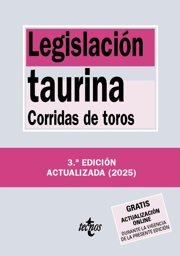 LEGISLACIÓN TAURINA-3ª EDICION 2025