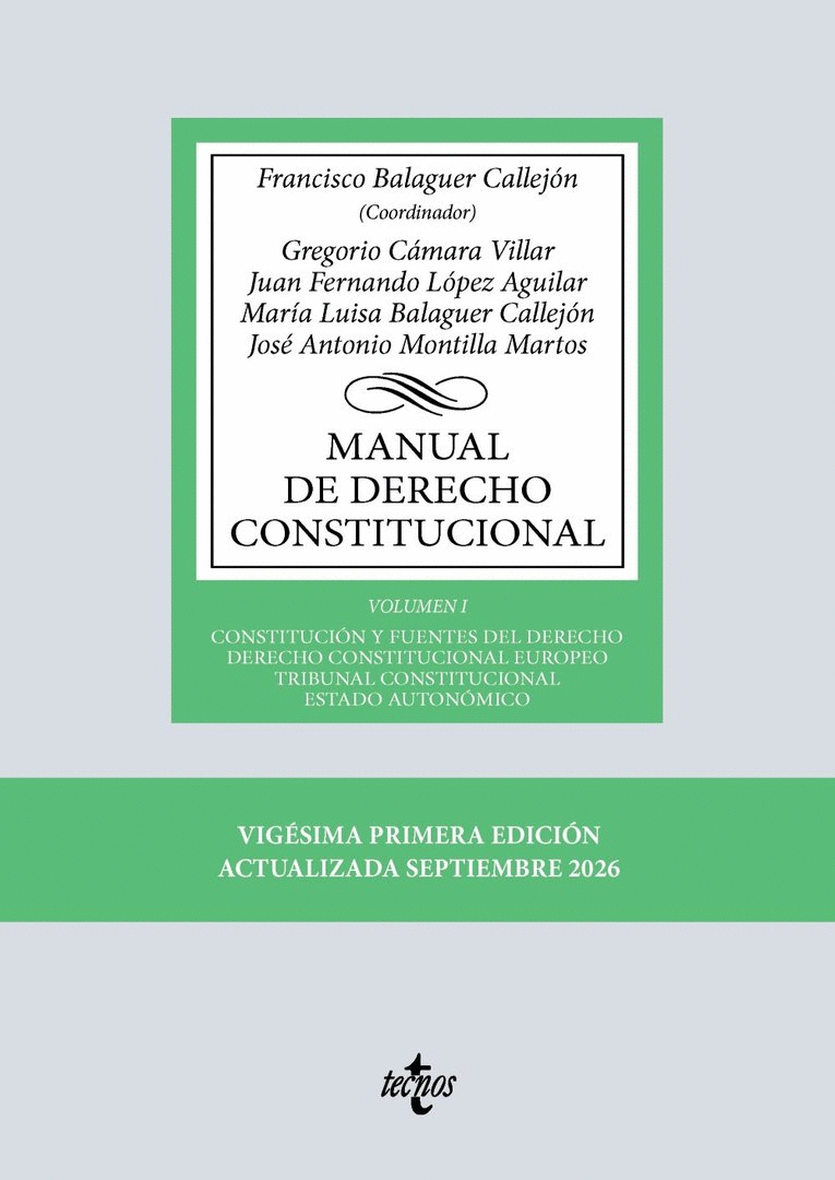 MANUAL DE DERECHO CONSTITUCIONAL