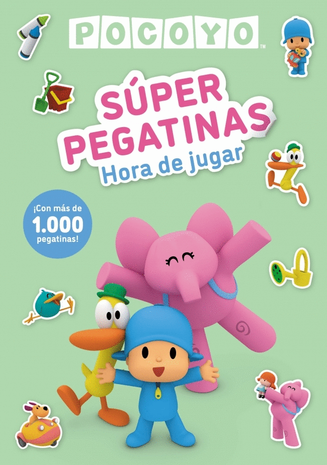 POCOYÓ. ACTIVIDADES - SÚPER PEGATINAS. HORA DE JUGAR. ¡CON MÁS DE 1.000 PEGATINA
