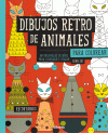 DIBUJOS RETRO DE ANIMALES PARA COLOREAR (LIBRERO)