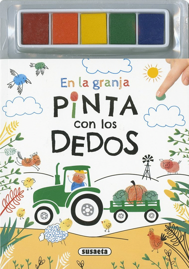 EN LA GRANJA. PINTA CON LOS DEDOS