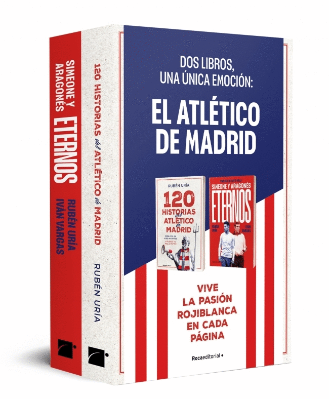 PACK 120 HISTORIAS DEL ATLETICO DE MADRID ; ETERNOS SIMEONE Y ARAGONES