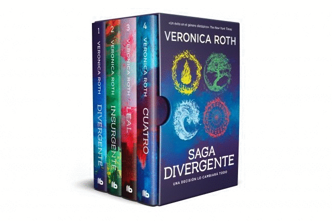 DIVERGENTE (ESTUCHE CON: DIVERGENTE | INSURGENTE | LEAL | CUATRO)