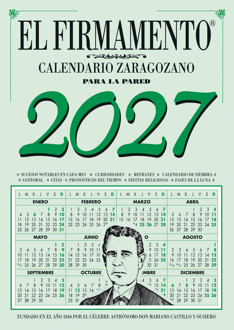 CALENDARIO PARED ZARAGOZANO 2027
